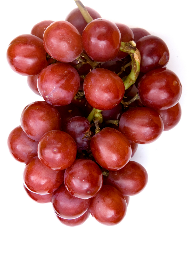 bunch of grapes isolated over a white background bunch of grapes isolated over a white background